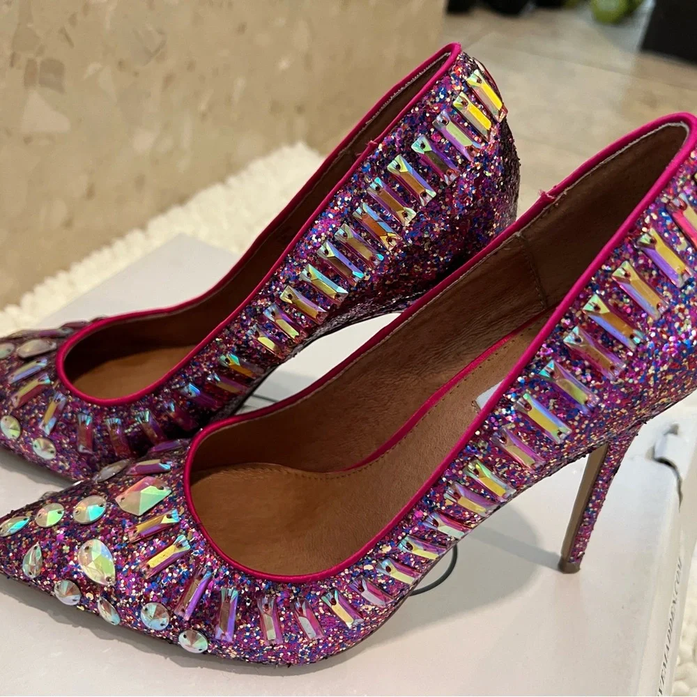 Foxxee pink mult  size 9.5 still in excellent condition I only wore it once - Picture 6 of 6